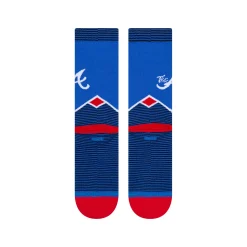 Stance Atlanta Braves X City Connect Crew Socks BLUE Clearance