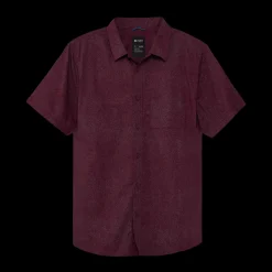 Stance Bales Button Up Cotton Shirt FIG