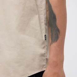 Stance Bales Button Up Organic Cotton Shirt Stringgrey