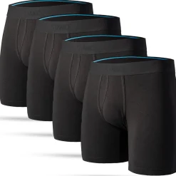 Stance Butter Blend™ Boxer Brief With Wholester™ 4 Pack Black Clearance