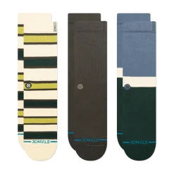 Stance Butter Blend™ Crew Socks 3 Pack The Devon Pine Hot