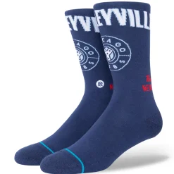 Stance Chicago Cubs Connect Crew Socks NAVY Hot