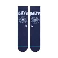 Stance Chicago Cubs Connect Crew Socks NAVY Hot