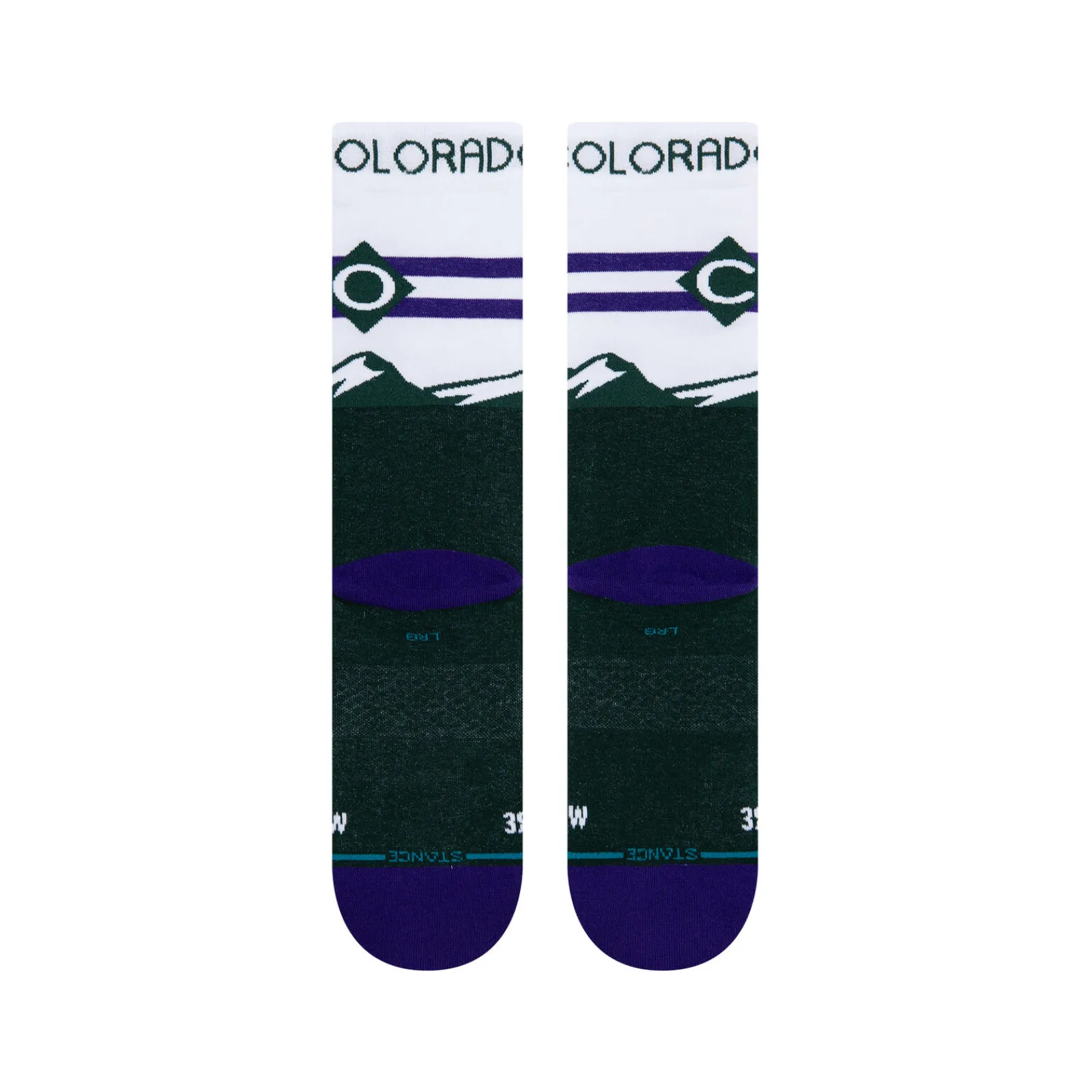 Stance Colorado Rockies City Connect Crew Socks FOREST Sale