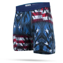 Stance Cotton Boxer Brief Banner Blue Best