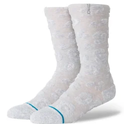 Stance Cotton Crew Light Cushion Socks Terry Cheetah Heathergrey Outlet
