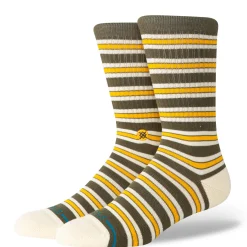 Stance Cotton Crew Medium Cushion Socks Ollie Olive