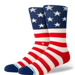 Stance Cotton Crew Medium Cushion Socks The Fourth Red Discount