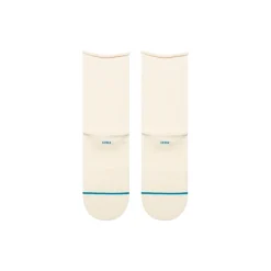 Stance Cotton Quarter Light Cushion Socks Roll Cuff Ivory Hot