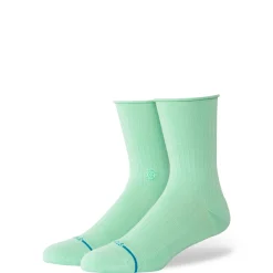Stance Cotton Quarter Light Cushion Socks Roll Cuff Jade Online