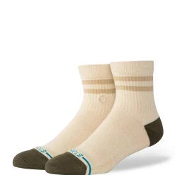 Stance Cotton Quarter Medium Cushion Socks Marled Ivory Online