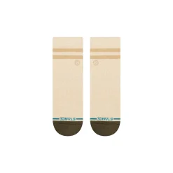 Stance Cotton Quarter Medium Cushion Socks Marled Ivory Online