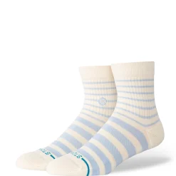 Stance Cotton Quarter Medium Cushion Socks Vista Ivory Best