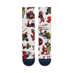 Stance Deadpool X Poly Crew Socks Deadpool Wolverine AOP Canvas Hot