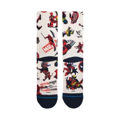 Stance Deadpool X Poly Crew Socks Deadpool Wolverine AOP Canvas Hot
