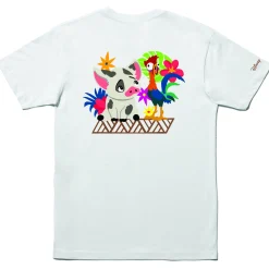 Stance Disney Moana X Boat Snacks Graphic Tee WHITE New