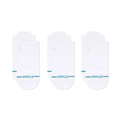 Stance Icon Casual Tab Socks 3 Pack WHITE Best