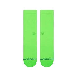 Stance Icon Crew Socks Neongreen Outlet