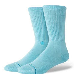 Stance Icon Crew Socks Dyed Electricblue Hot
