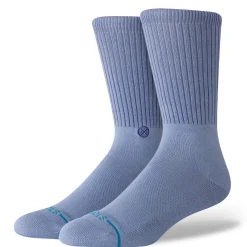 Stance Icon Crew Socks Pop Stoneblue Best