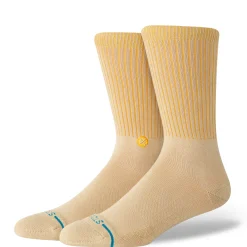 Stance Icon Crew Socks Pop Sand Discount