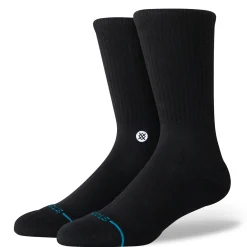 Stance Icon Crew Socks Blackwhite Hot
