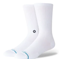 Stance Icon Crew Socks Whiteblack Hot