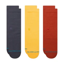 Stance Icon Crew Socks 3 Pack Navy
