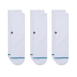 Stance Icon Kids Crew Socks 3 Pack WHITE Best