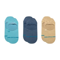 Stance Icon No Show Socks 3 Pack Navy New