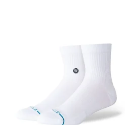 Stance Icon Quarter Socks White Hot