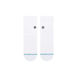 Stance Icon Quarter Socks White Hot