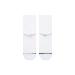 Stance Icon Quarter Socks White Hot