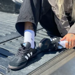 Stance Icon Quarter Socks White Hot