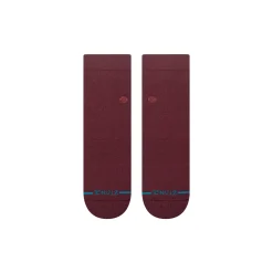 Stance Icon Quarter Socks Wine Clearance
