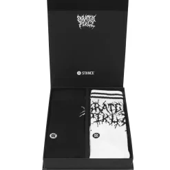 Stance Invisibl Scratch Picklz X Crew Socks Box Set BLACK Hot