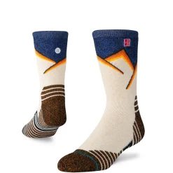 Stance Jimmy Chin X Medium Performance Wool Crew Socks Slopes Multi