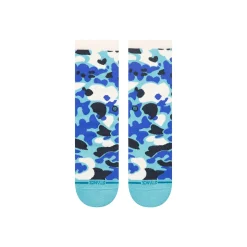 Stance Kids Cotton Crew Socks Camo Electricblue Discount
