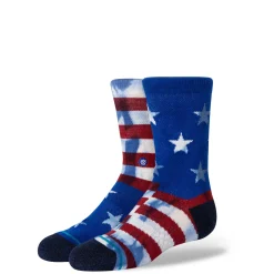 Stance Kids Cotton Crew Socks The Banner Red Sale