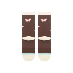 Stance Kids Cotton Crew Socks Meadows Brown Sale