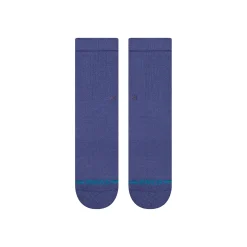 Stance Kids Icon Crew Socks Indigo Online