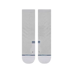 Stance Light Performance Crew Socks Run Light White New