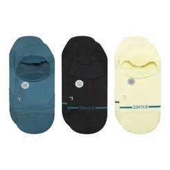Stance Light Performance No Show Socks 3 Pack Teal Outlet