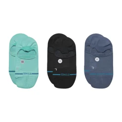 Stance Light Performance No Show Socks 3 Pack TURQUOISE Outlet