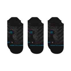 Stance Light Performance Tab Socks 3 Pack Run Light 23 Black Discount