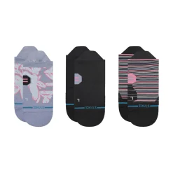 Stance Light Performance Tab Socks 3 Pack Waverly Blue Outlet