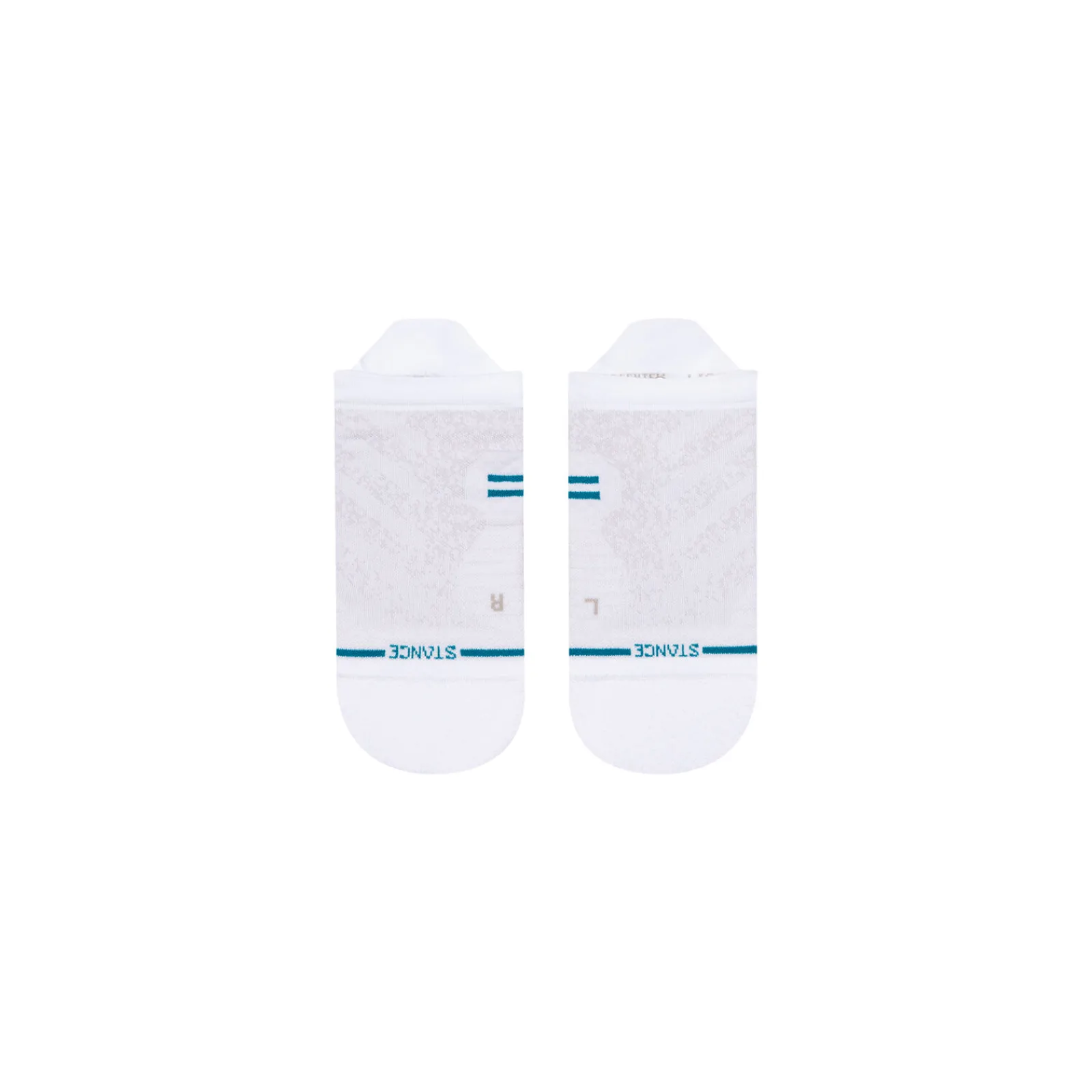 Stance Light Performance Tab Socks Run Light White New