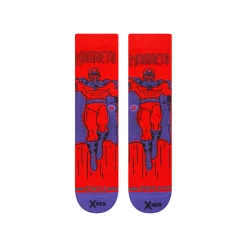 Stance Marvel X Crew Socks Marvel Magneto Red