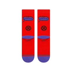 Stance Marvel X Crew Socks Marvel Magneto Red
