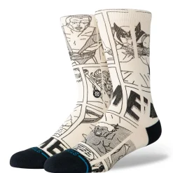 Stance Marvel X Crew Socks Marvel Good Vs Bad Blackwhite